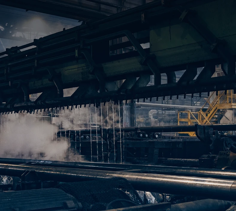 Industrial waste heat recovery and energy generation plant